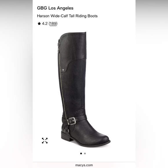 G by Guess: Harson riding boots. 7.5M, wide calf! - Picture 8 of 10